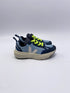 Veja runner small canary steel white alveomash blauw lichtblauw